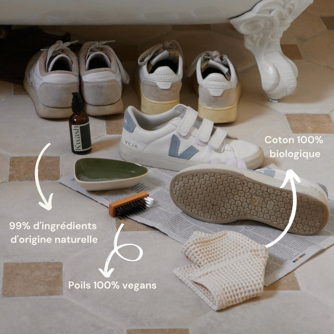 Kit de nettoyage pour sneakers - Kwash